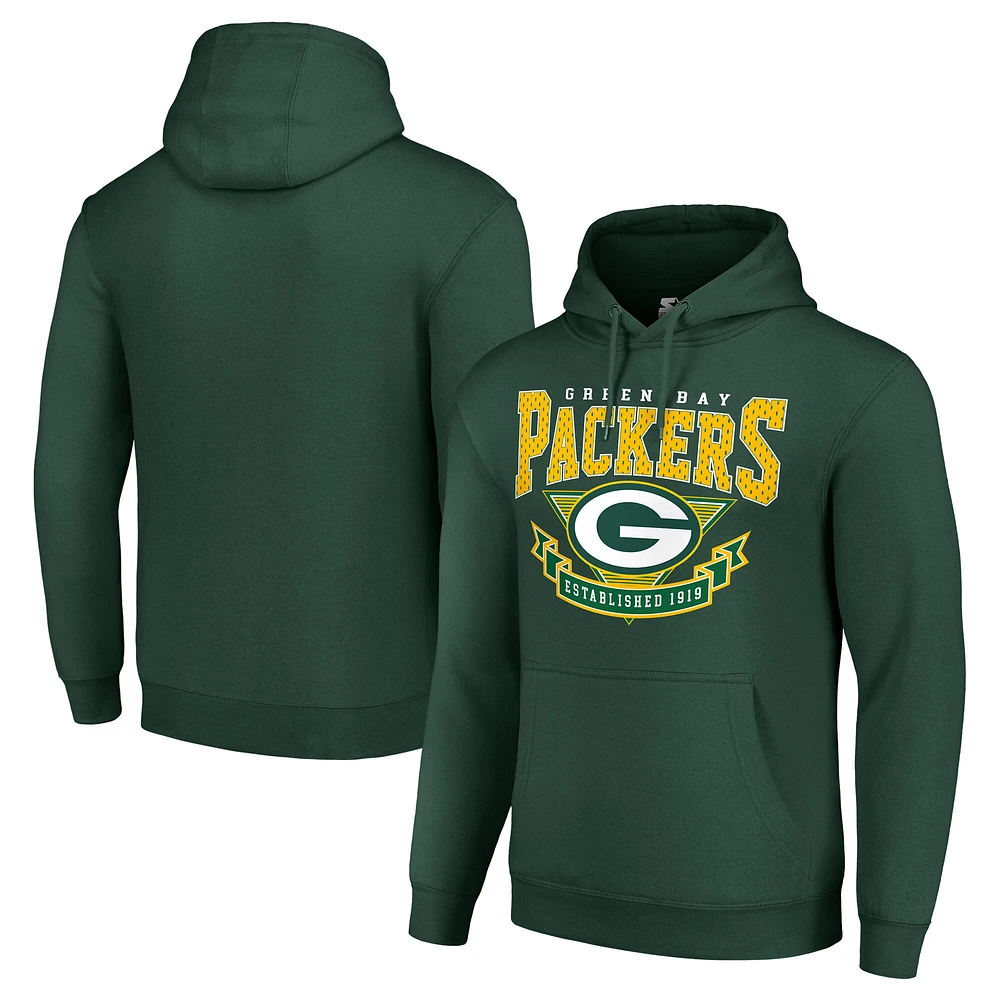 Men's Starter Green Bay Packers ‘80s Inspired Pullover Hoodie