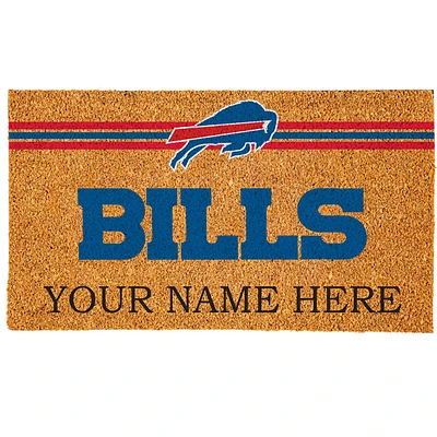 Buffalo Bills 18" x 30" Personalized Coir Doormat