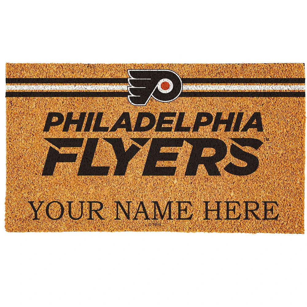 Philadelphia Flyers 18" x 30" Personalized Coir Doormat