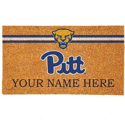 Pitt Panthers 18" x 30" Personalized Coir Doormat