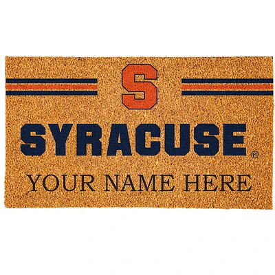 Syracuse Orange 18" x 30" Personalized Coir Doormat