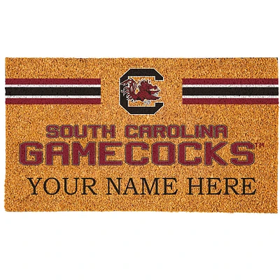 South Carolina Gamecocks 18" x 30" Personalized Coir Doormat