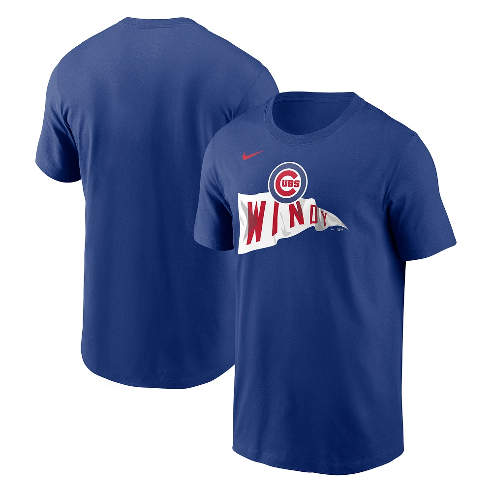 Men's Nike Royal Chicago Cubs Local Home Town T-Shirt