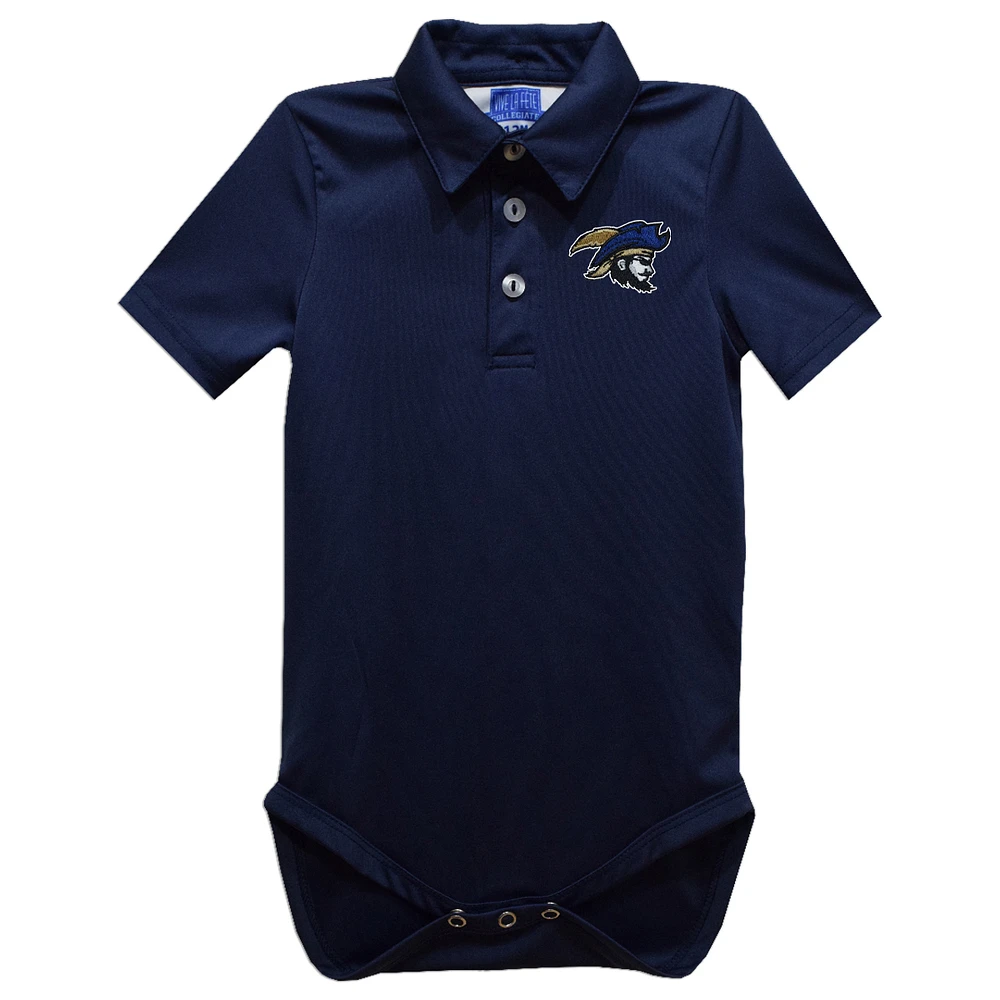Infant Vive La Fete Blue Charleston Southern Buccaneers Polo Bodysuit