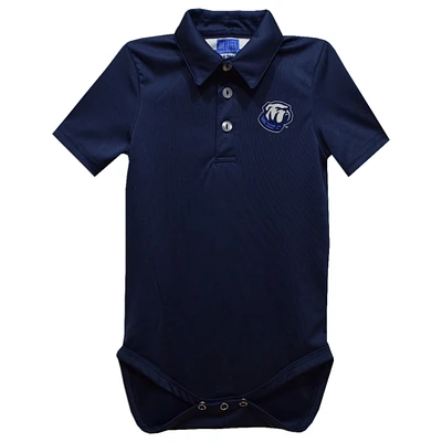Infant Vive La Fete Navy Citadel Bulldogs Polo Bodysuit