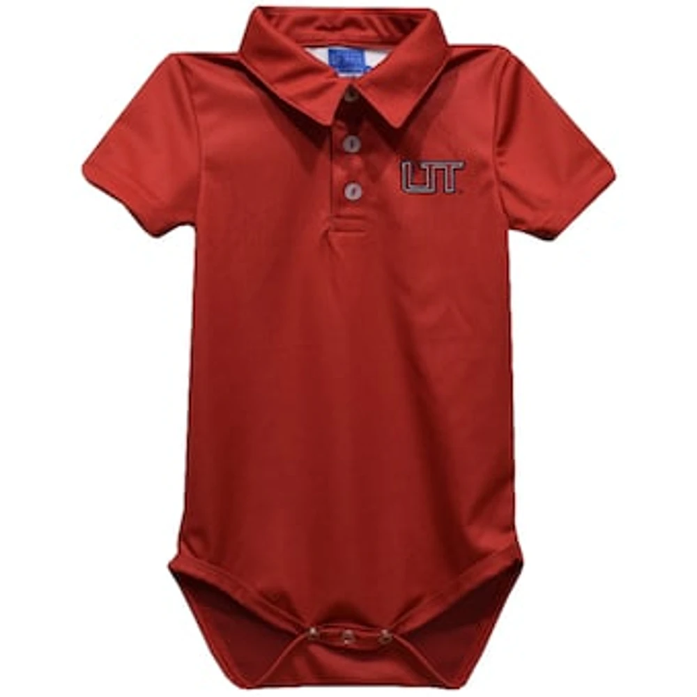 Infant Vive La Fete Red Utah Tech Trailblazers Polo Bodysuit