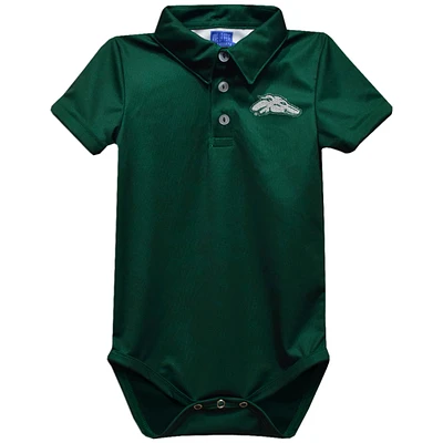 Infant Vive La Fete Green Eastern New Mexico Greyhounds Polo Bodysuit