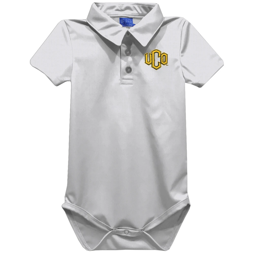 Infant Vive La Fete White Central Oklahoma Bronchos Polo Bodysuit