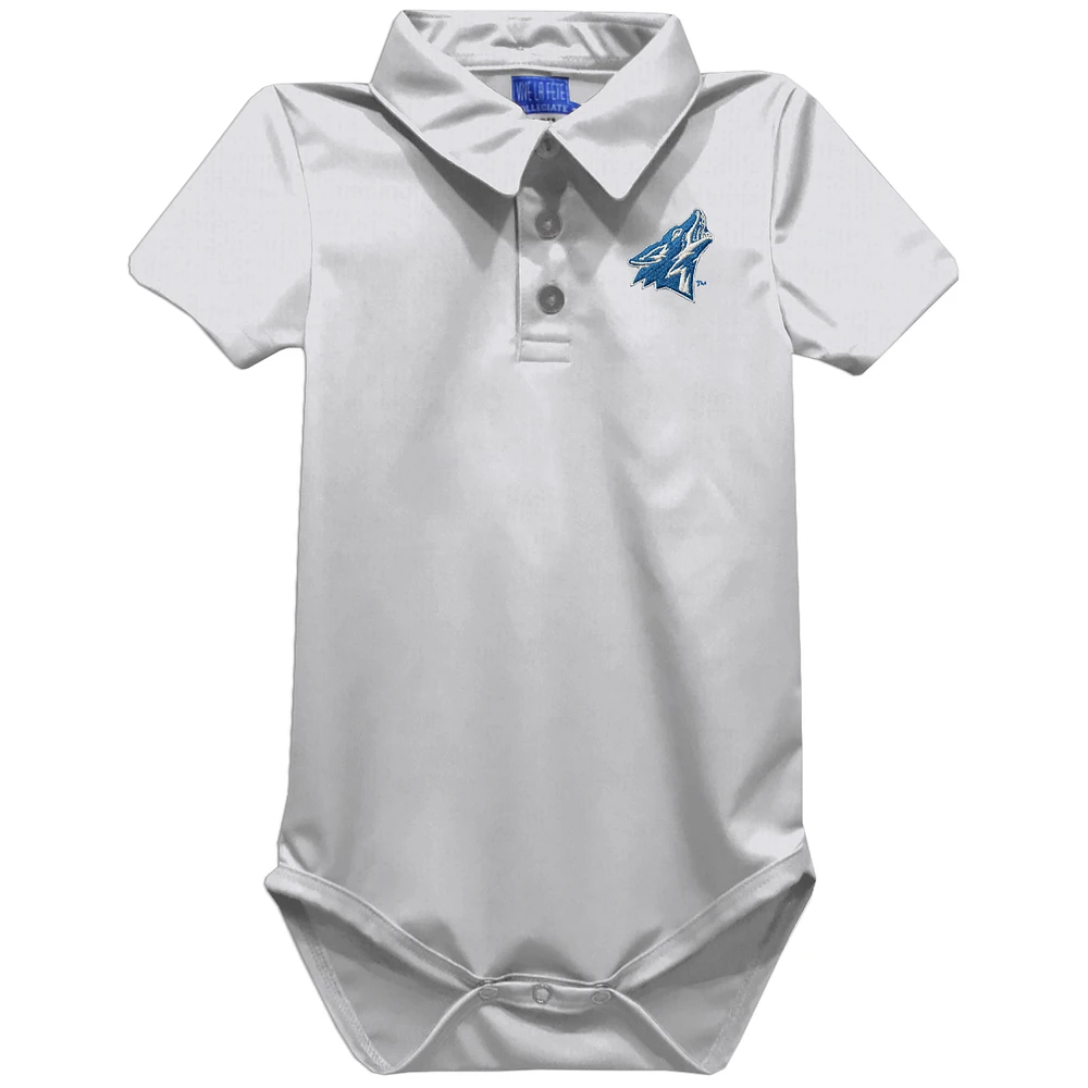 Infant Vive La Fete White Cal State San Bernardino Coyotes Polo Bodysuit