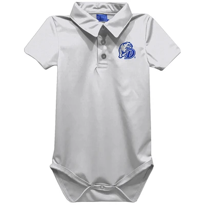 Infant Vive La Fete White Drake Bulldogs Polo Bodysuit