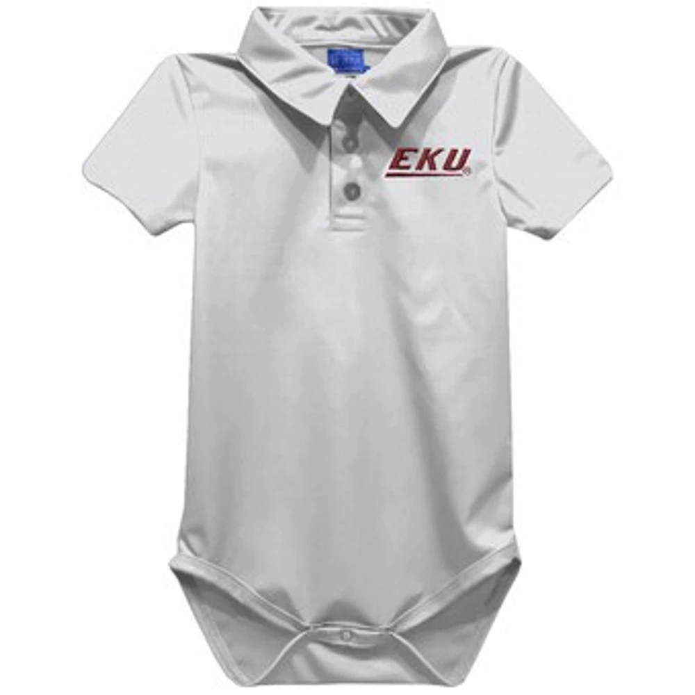 Infant Vive La Fete White Eastern Kentucky Colonels Polo Bodysuit