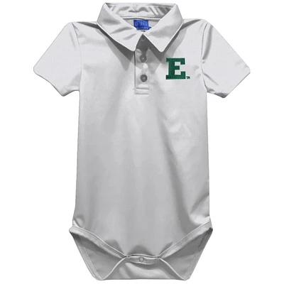 Infant Vive La Fete White Eastern Michigan Eagles Polo Bodysuit