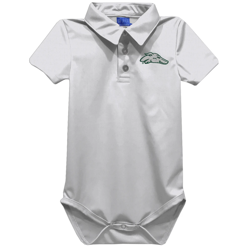 Infant Vive La Fete White Eastern New Mexico Greyhounds Polo Bodysuit