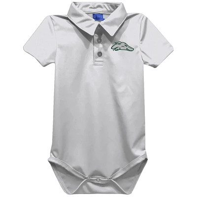 Infant Vive La Fete White Eastern New Mexico Greyhounds Polo Bodysuit