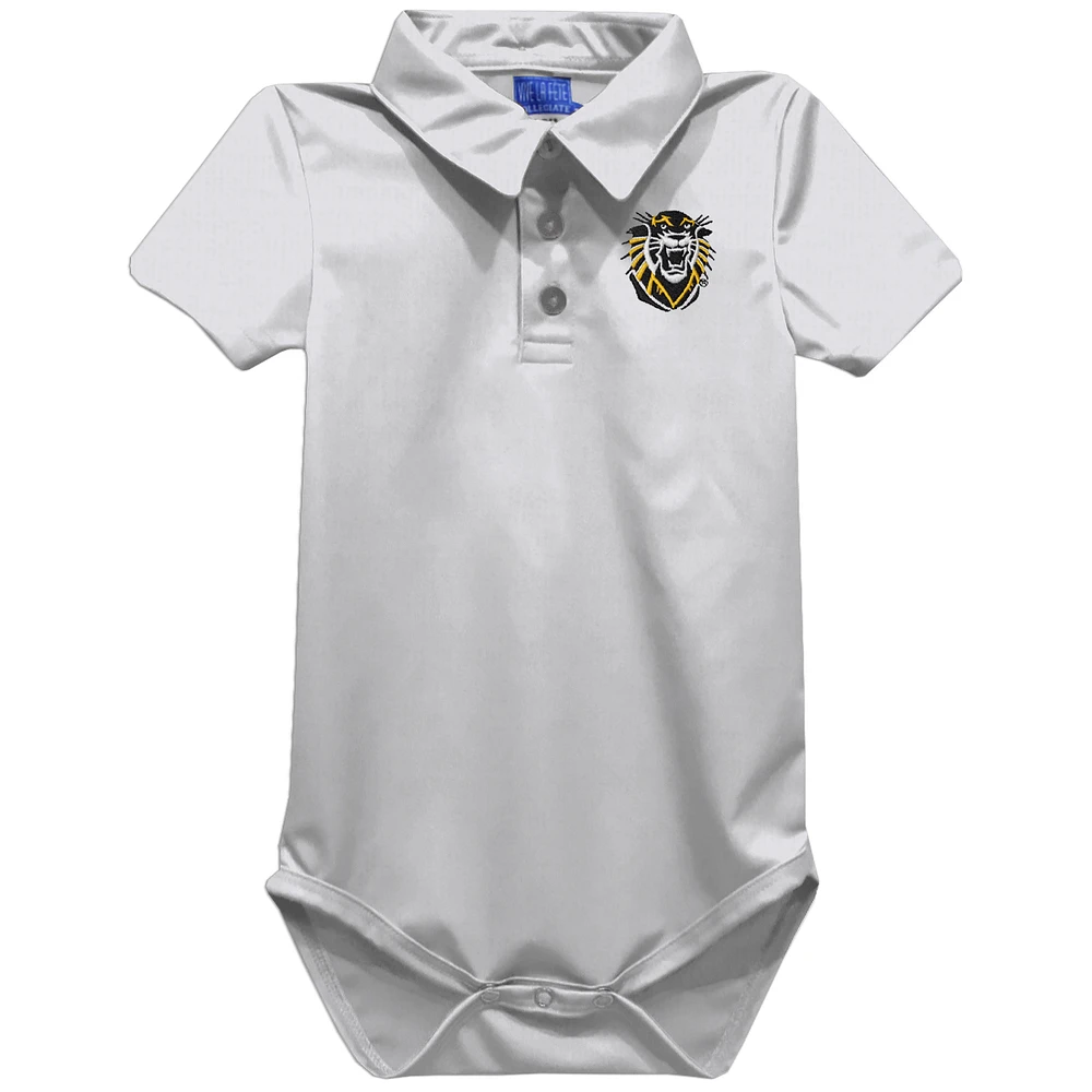 Infant Vive La Fete White Fort Hays State Tigers Polo Bodysuit