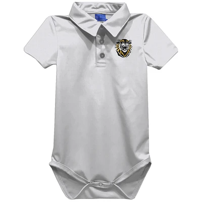Infant Vive La Fete White Fort Hays State Tigers Polo Bodysuit