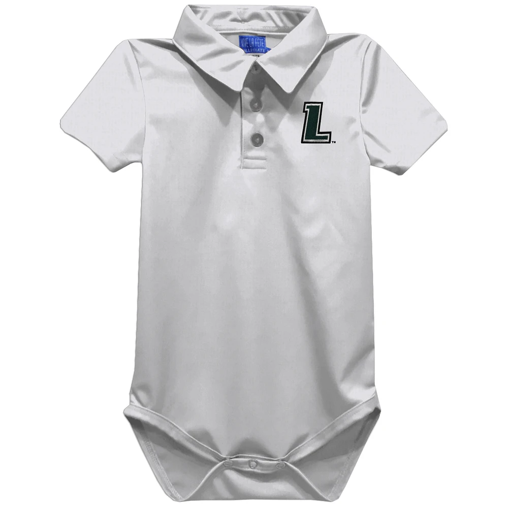 Infant Vive La Fete White Loyola Greyhounds Polo Bodysuit