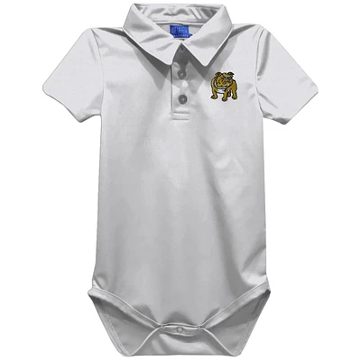 Infant Vive La Fete White Bryant Bulldogs Polo Bodysuit