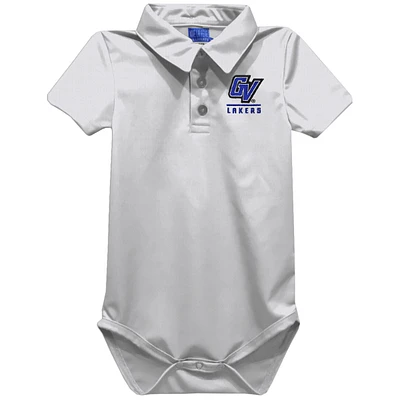 Infant Vive La Fete White Grand Valley State Lakers Polo Bodysuit