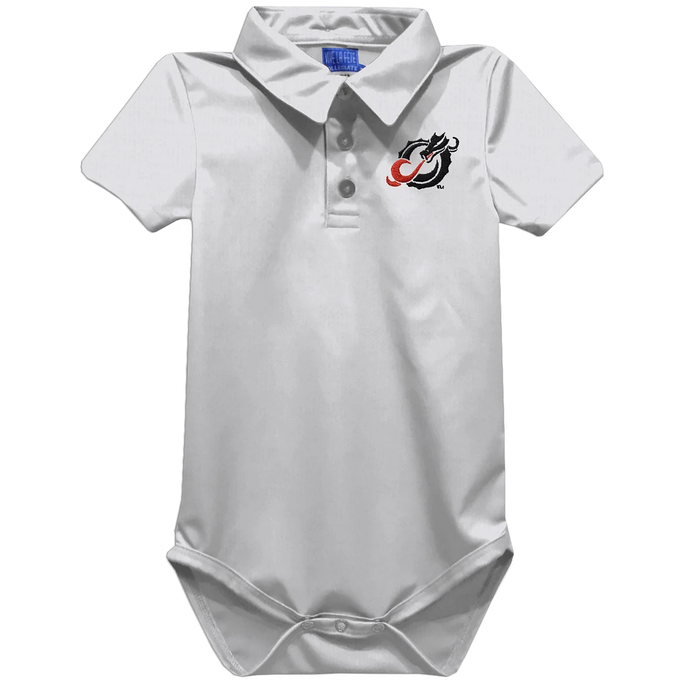 Infant Vive La Fete White Minnesota State Moorhead Dragons Polo Bodysuit