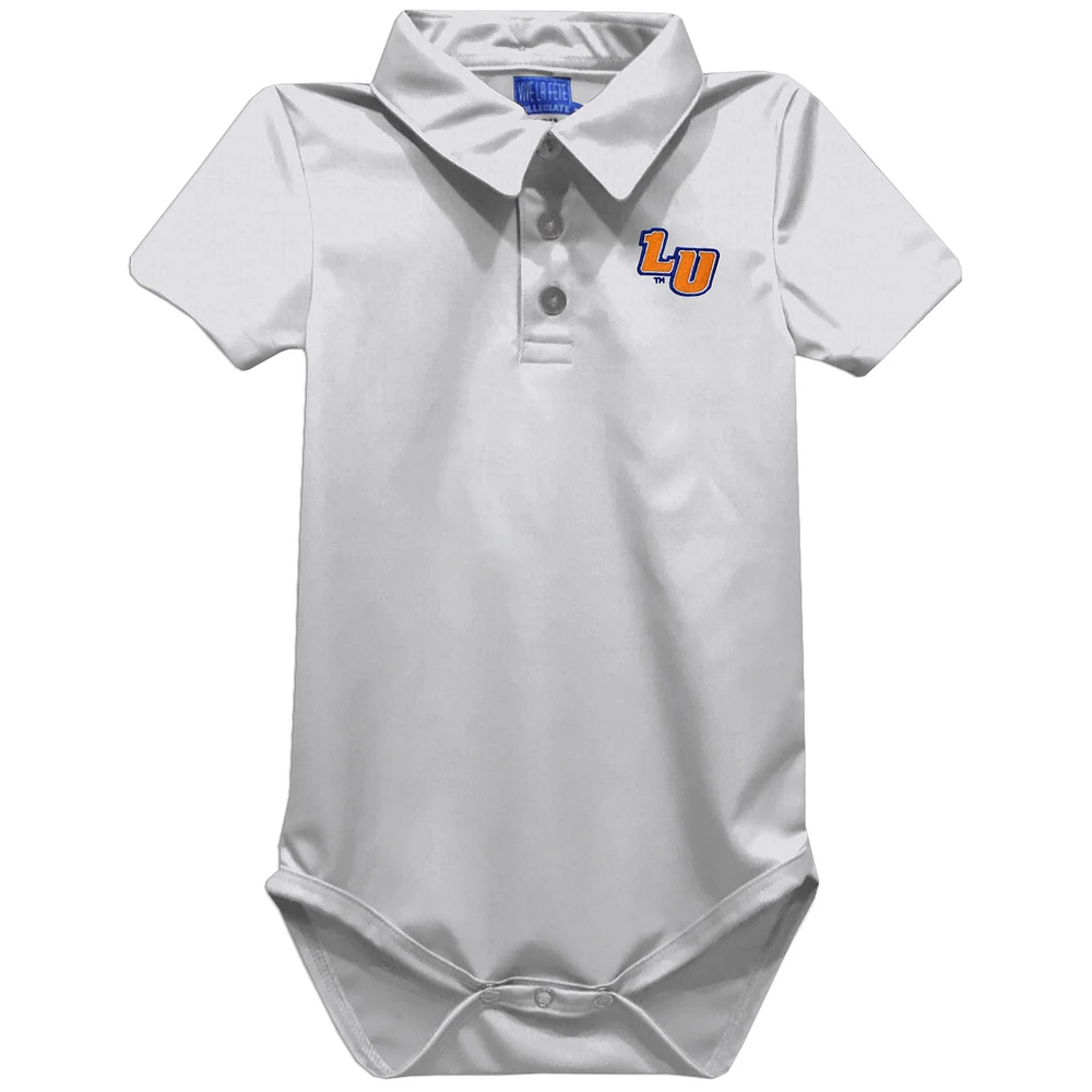 Infant Vive La Fete White Lincoln Lions Polo Bodysuit