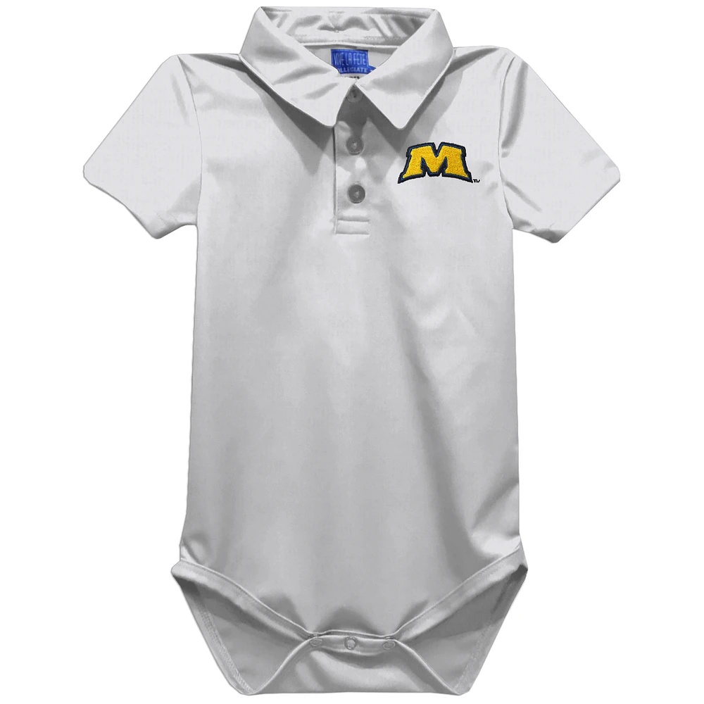 Infant Vive La Fete White Morehead State Eagles Polo Bodysuit