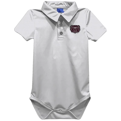 Infant Vive La Fete White Missouri State University Bears Polo Bodysuit