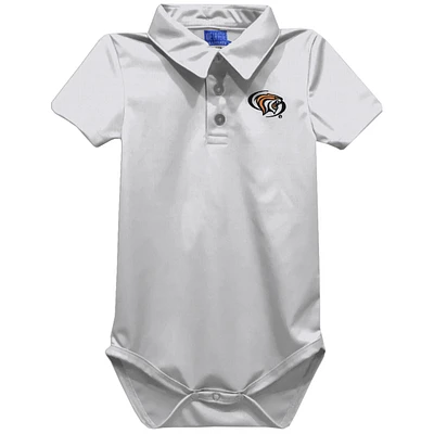 Infant Vive La Fete White Pacific Tigers Polo Bodysuit