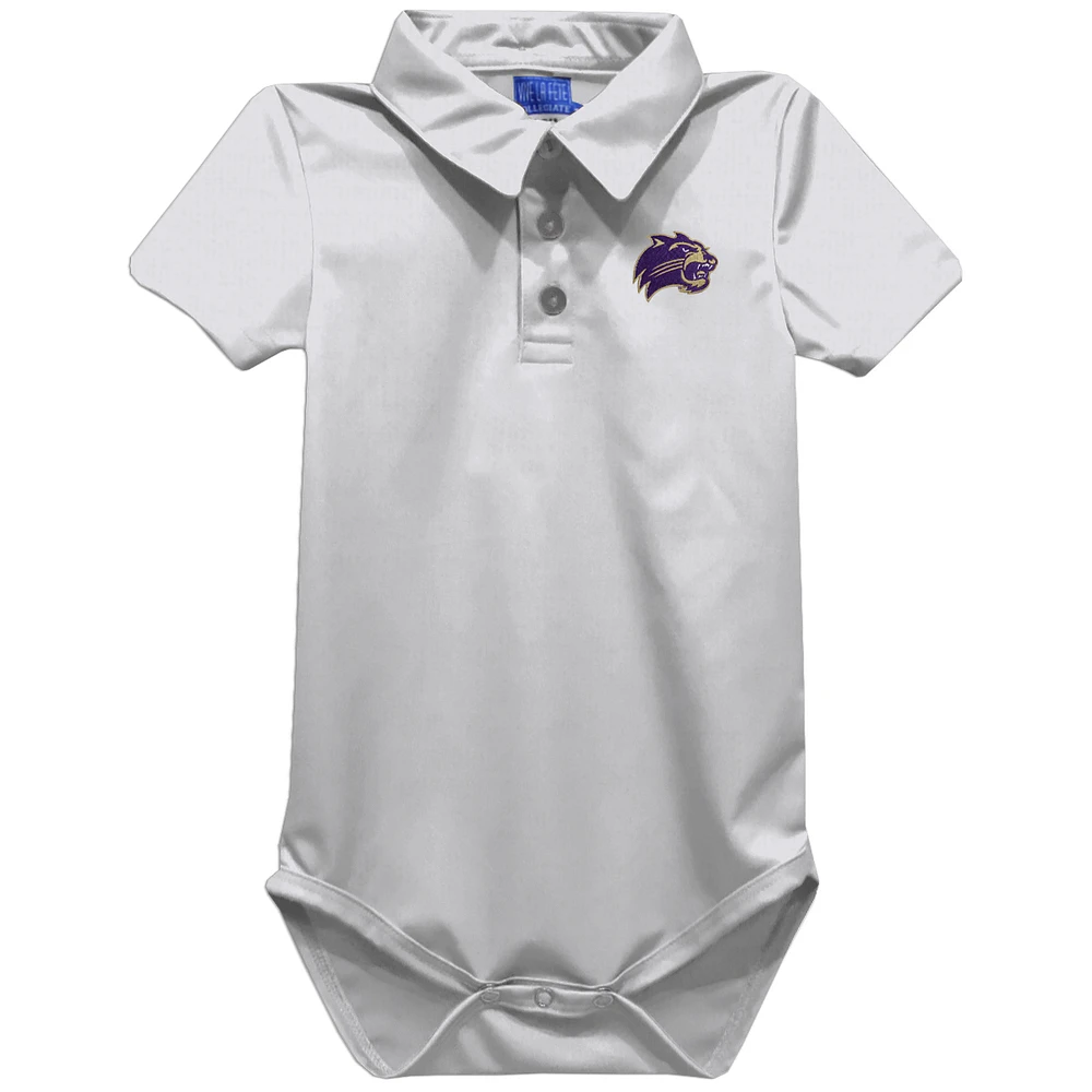 Infant Vive La Fete White Western Carolina Catamounts Polo Bodysuit