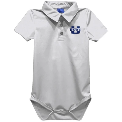 Infant Vive La Fete White Utah State Aggies Polo Bodysuit