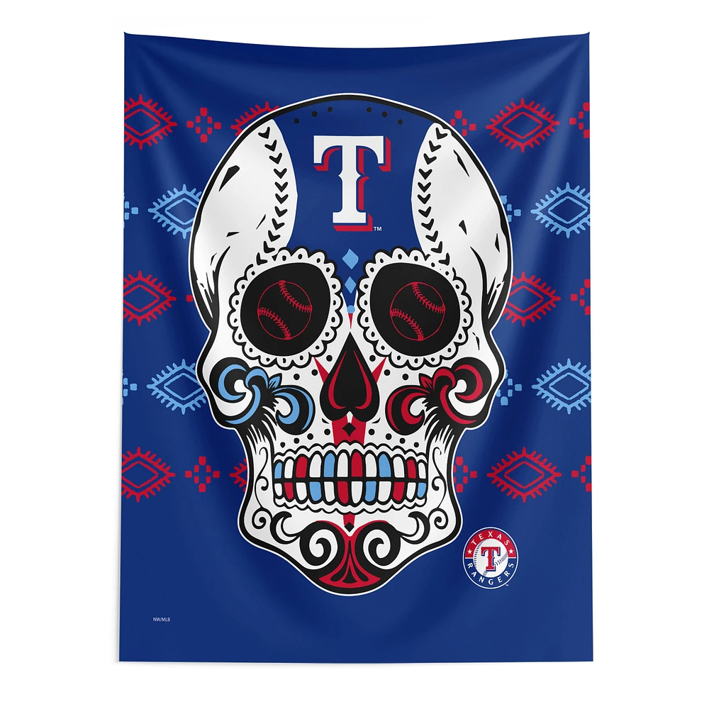 The Northwest Group New York Rangers 50" x 60" Candy Skull Wall Art