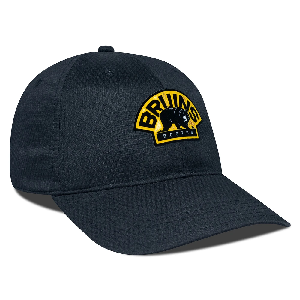 Men's Levelwear Black Boston Bruins Matrix Skylight Adjustable Hat