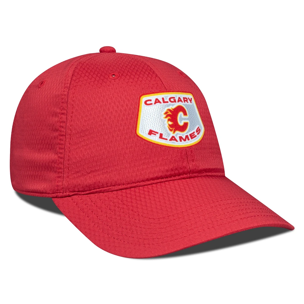 Men's Levelwear Red Calgary Flames Matrix Skylight Adjustable Hat