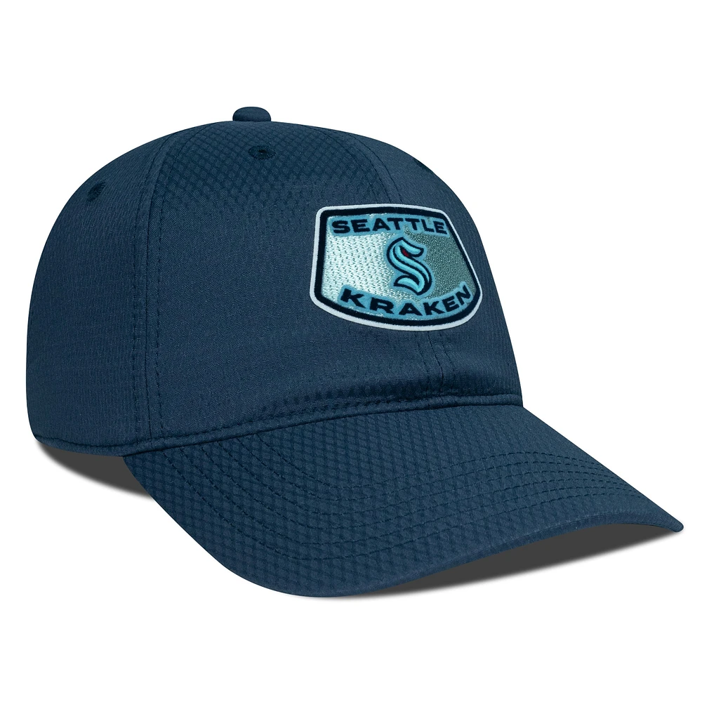 Men's Levelwear Deep Sea Blue Seattle Kraken Matrix Skylight Adjustable Hat