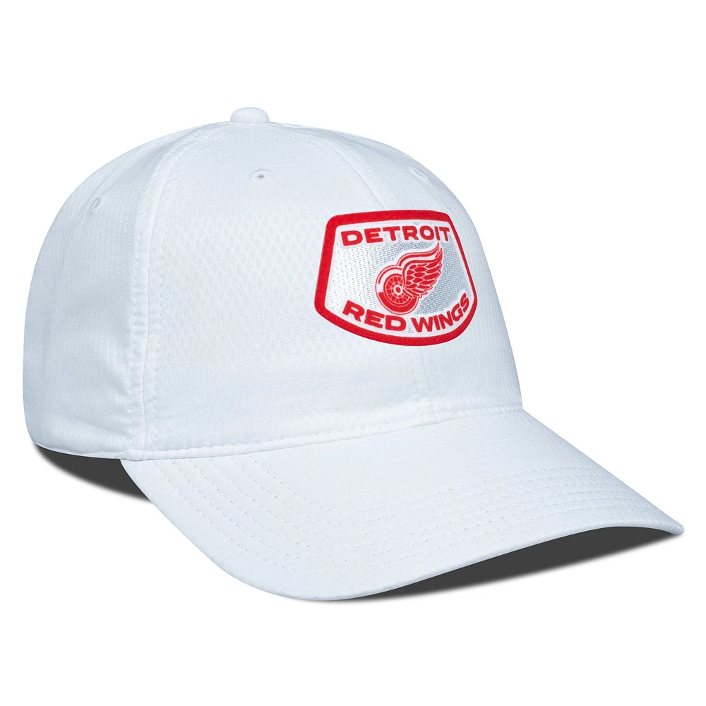 Men's Levelwear White Detroit Red Wings Matrix Skylight Adjustable Hat
