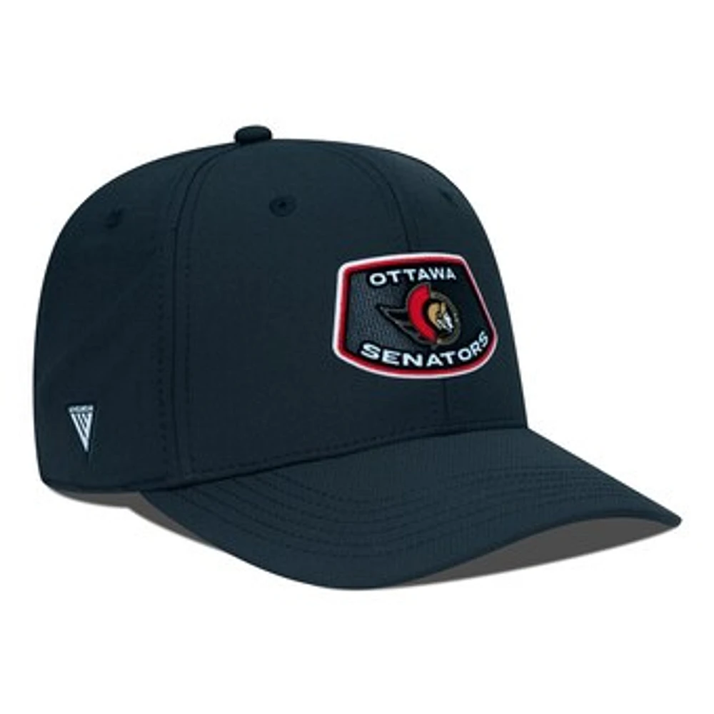Men's Levelwear Black Ottawa Senators Rise Skylight Flex Hat
