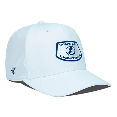 Men's Levelwear White Tampa Bay Lightning Rise Skylight Flex Hat