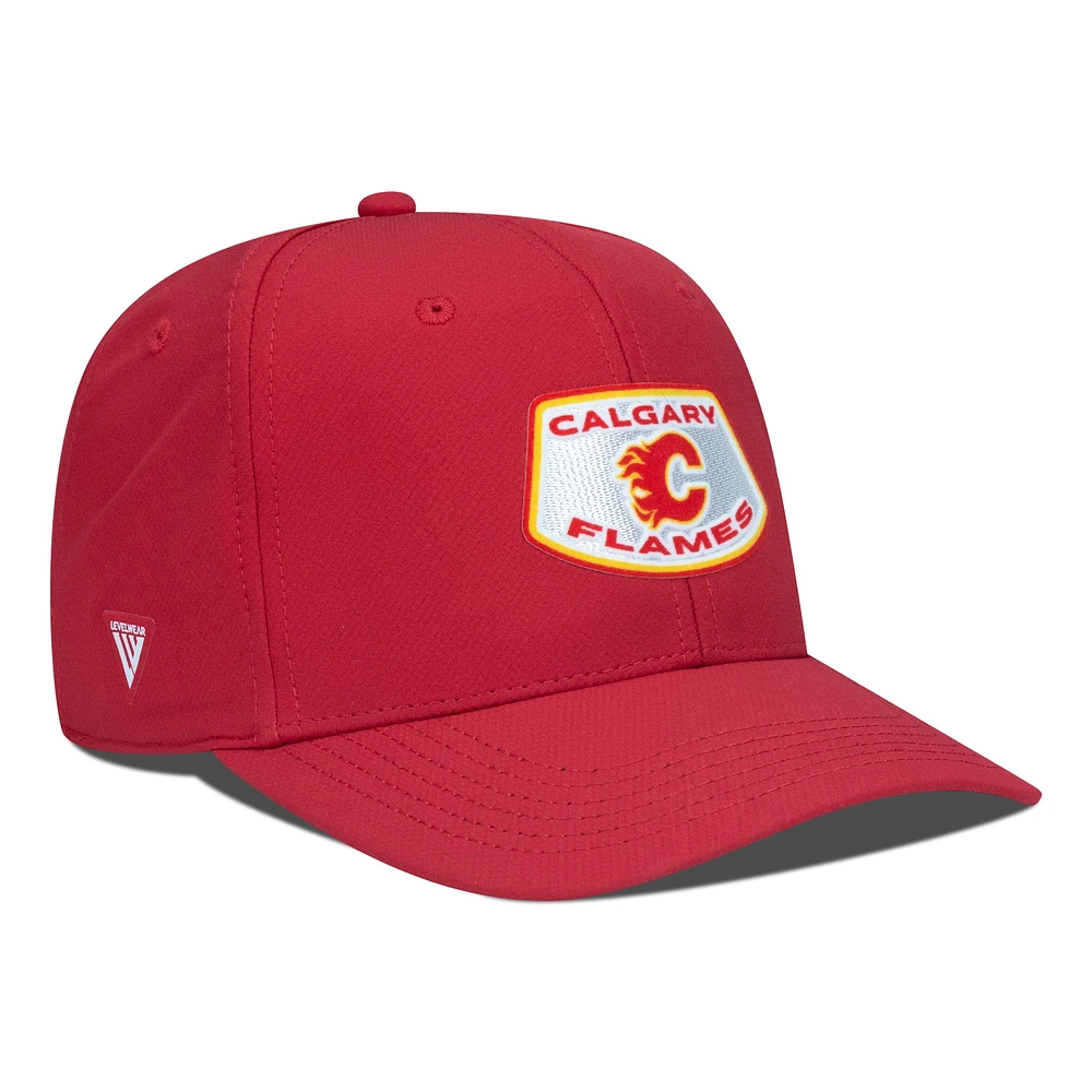 Men's Levelwear Red Calgary Flames Rise Skylight Flex Hat