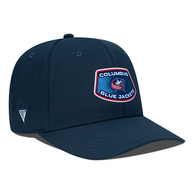 Men's Levelwear Navy Columbus Blue Jackets Rise Skylight Flex Hat