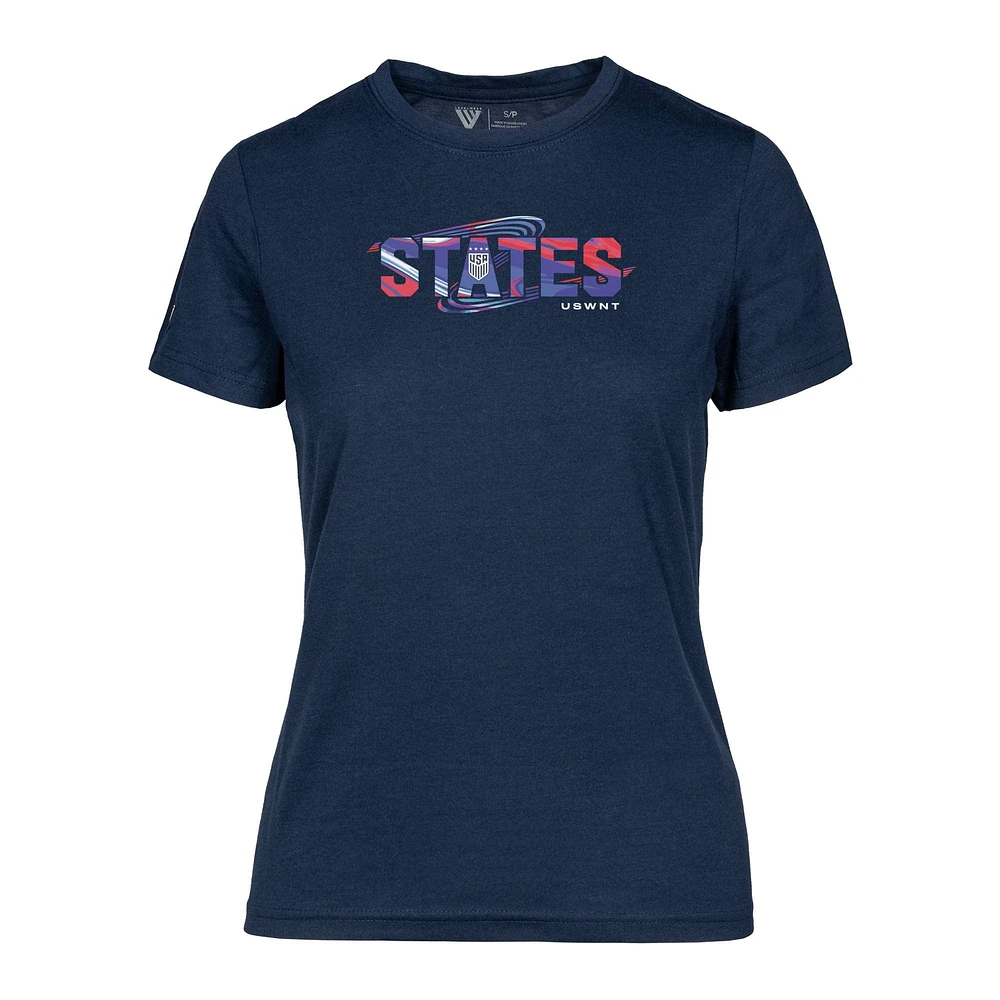 Women's Levelwear Navy USWNT Maddox T-Shirt