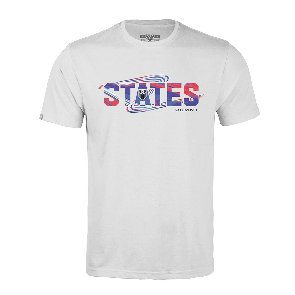 Men's Levelwear White USMNT Richmond Stateside T-Shirt