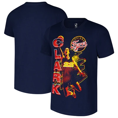 Youth Caitlin Clark Navy Indiana Fever Jam Player T-Shirt