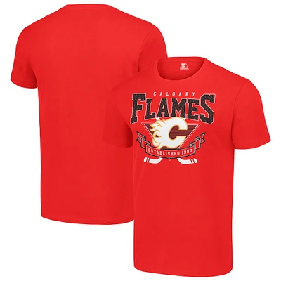 Men's Starter Calgary Flames Team Logo Graphic T-Shirt