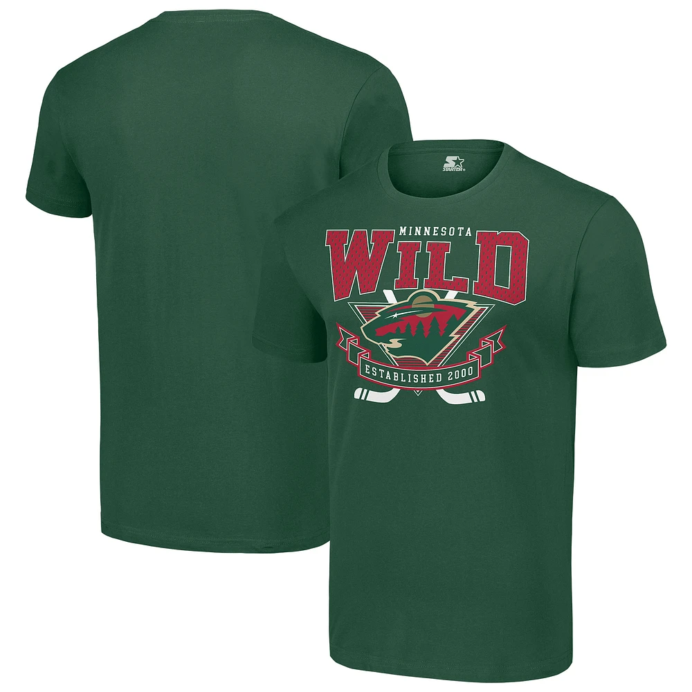 Men's Starter Minnesota Wild Team Logo Graphic T-Shirt