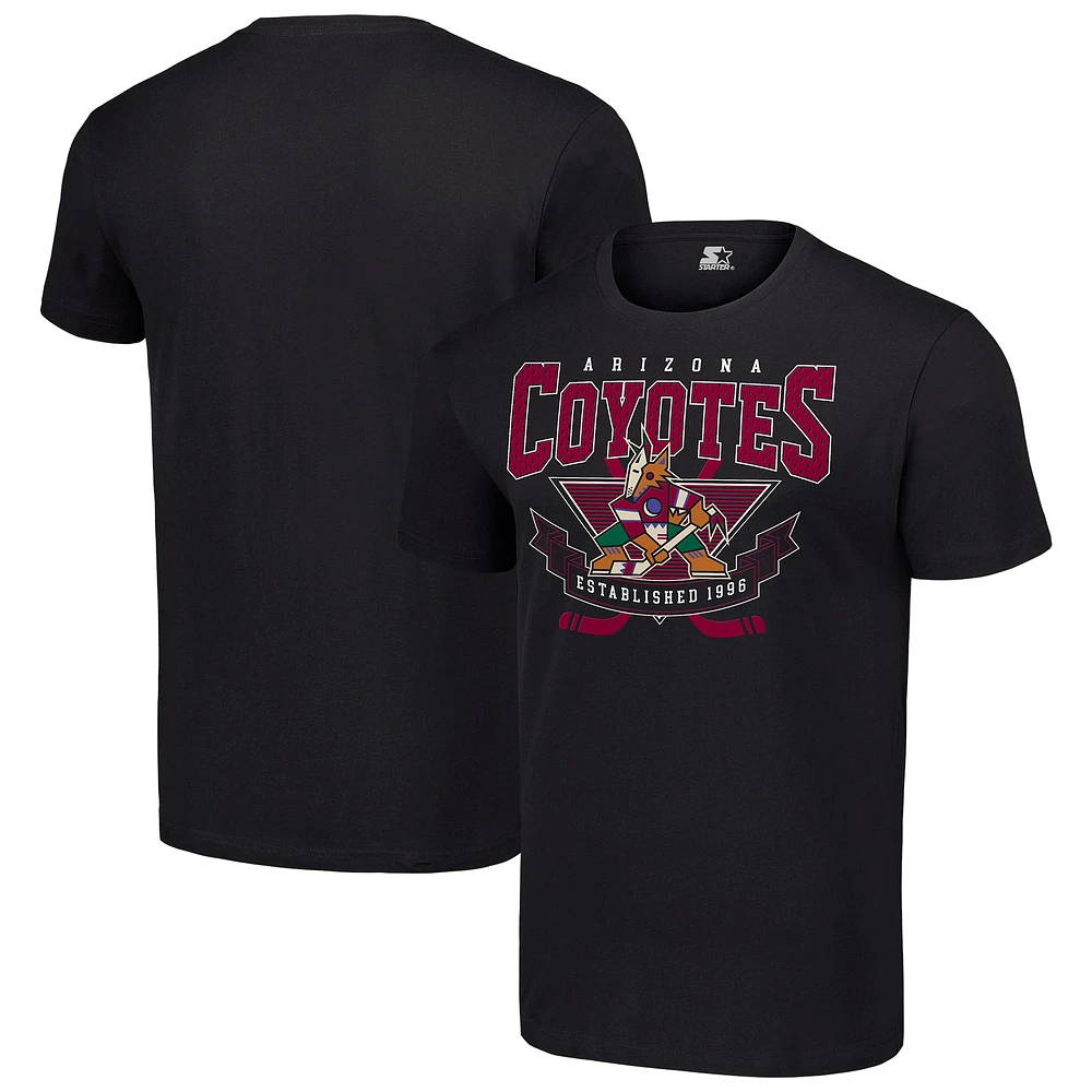 Men's Starter Arizona Coyotes Team Logo Graphic T-Shirt