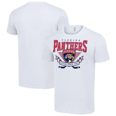 Men's Starter White Florida Panthers ‘80s Inspired T-Shirt