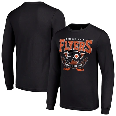 Men's Starter Philadelphia Flyers Team Logo Graphic Long Sleeve T-Shirt