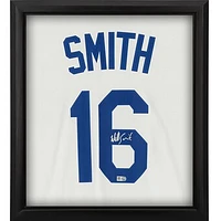 Will Smith Los Angeles Dodgers Autographed Framed White Nike Replica Jersey Shadowbox