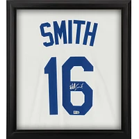 Will Smith Los Angeles Dodgers Autographed Framed White Nike Replica Jersey Shadowbox