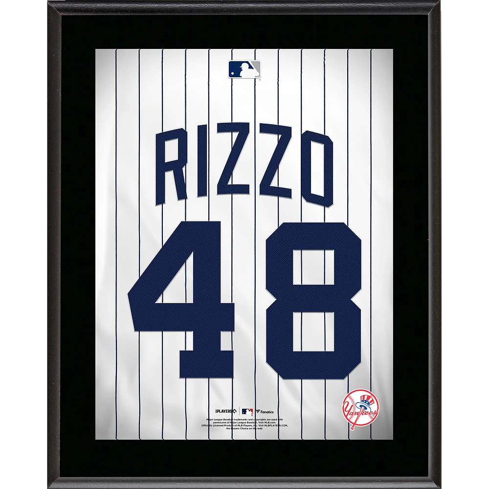 Anthony Rizzo New York Yankees 10.5" x 13" Jersey Number Sublimated Player Plaque